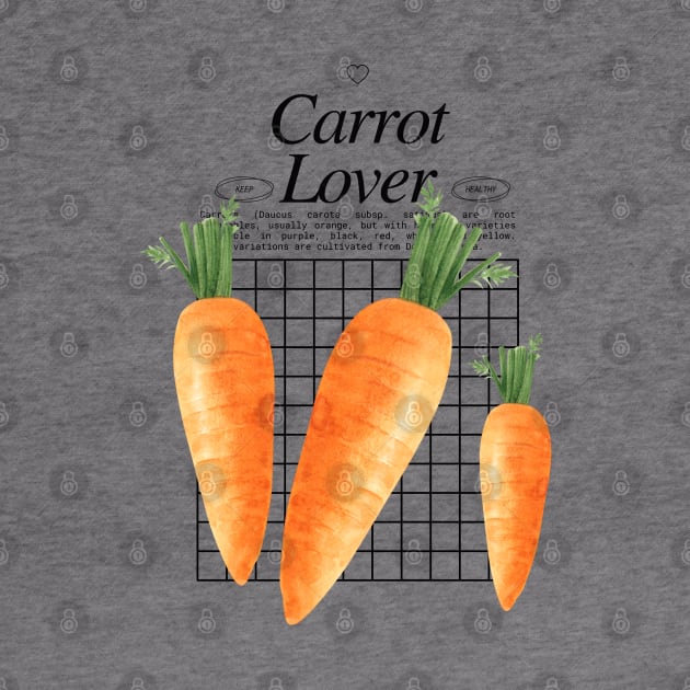 Carrot Lover - Root Vegetables by Millusti